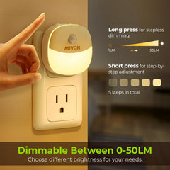 AUVON iluminando pasillo para tránsito seguro y discreto