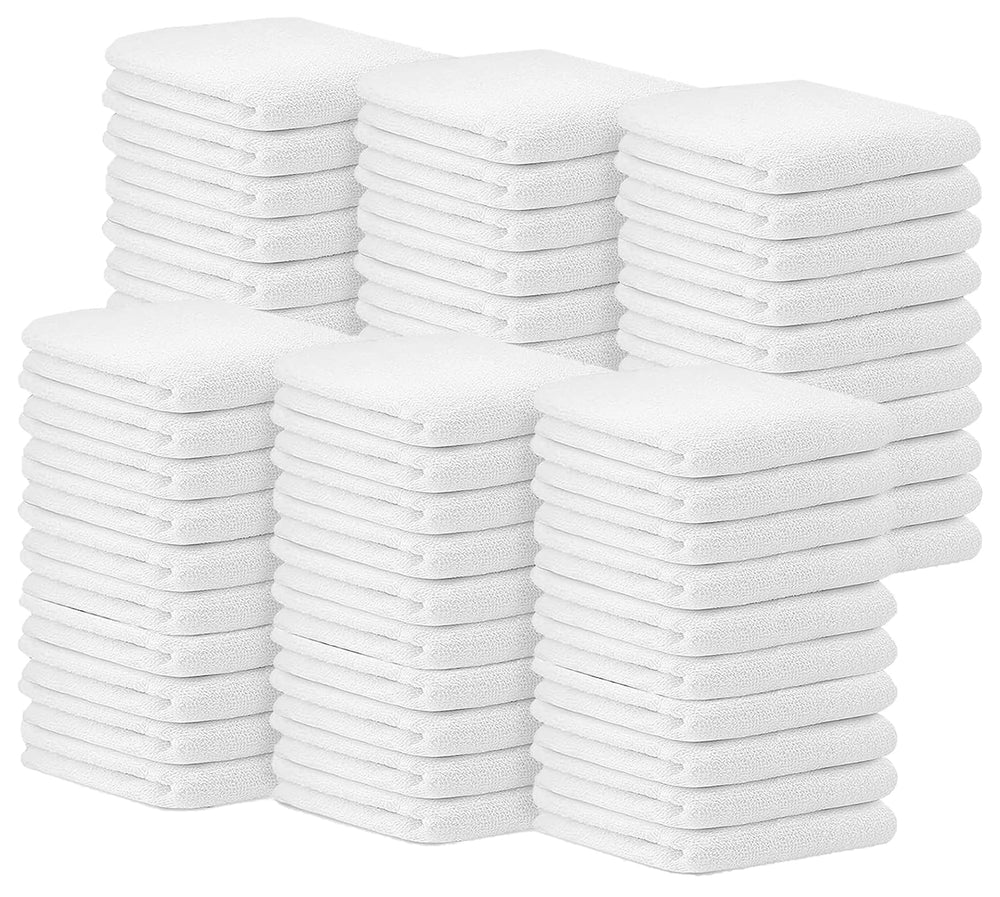 Avalon Towels vista frontal del paquete, ofrece gran cantidad y ahorro