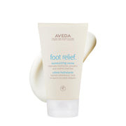 Aveda foot relief front packaging showing tube and label for clear identification and benefit