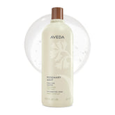 Aveda rosemary mint shampoo front label showing product and brand, promotes clarity