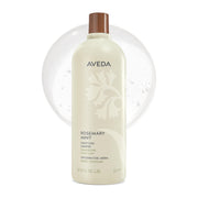 Aveda rosemary mint shampoo front label showing product and brand, promotes clarity