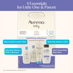 Aveeno Baby textura de loción hidratante rápida absorción para bebé