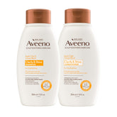 Aveeno presentación frontal del set mostrando envases y utilidad