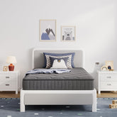 Avenco twin mattress front view showing neat finish and supportive posture
