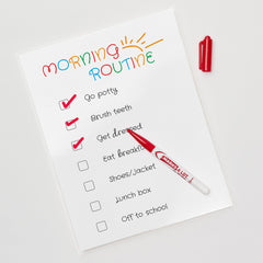 Avery hojas laminadas en uso como superficie borrable reutilizable