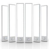 AVEVA vista frontal del pack de seis luces, iluminación uniforme y ahorro
