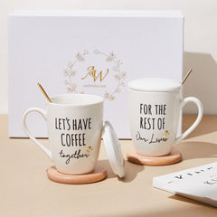 AW BRIDAL tazas frontal mostrando diseño elegante y juego completo