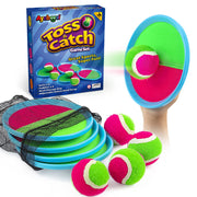 Ayeboovi front packaging showing full paddle and ball set benefits portability
