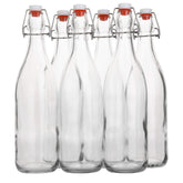AYL front pack of six bottles showing clear glass and organized set benefit