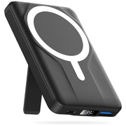 Azmuth front view showing MagSafe pad and compact design benefit portability