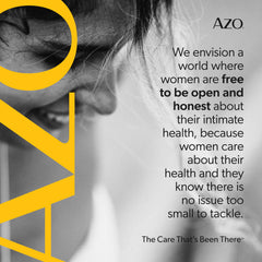 AZO lifestyle image of woman exercising showing confidence and reduced leakage worry