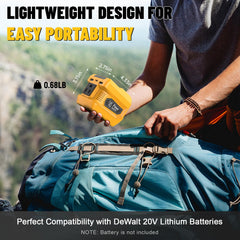 Azocek detalle de luz LED 400LM ajustable para iluminación en trabajos