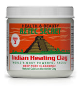 Aztec Secret envase frontal 16 oz mostrando el sello de seguridad y claridad del producto