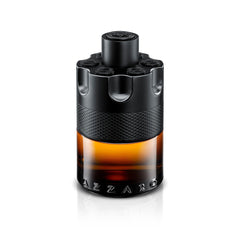 Azzaro frasco frontal mostrando diseño barril y estilo masculino