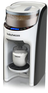 Baby Brezza front view showing compact design and fast bottle preparation benefit