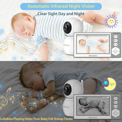 Baby Ganibs visión nocturna en cuna sin molestar el sueño