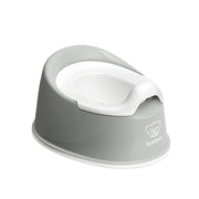 BabyBjörn Smart Potty front view showing compact stable design and easy positioning