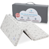 Babylicious front view of mattress topper showing neat cover and fit benefit