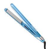 BaBylissPRO flat iron front angle showing sleek profile and fast styling benefit