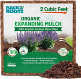 Back to the Roots front packaging showing compact mulch block and brand