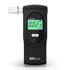 BACtrack front view showing compact design and button for quick testing benefit