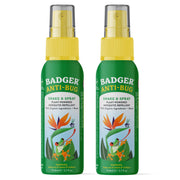 Badger frontal del envase citronela viaje mostrando diseño y uso