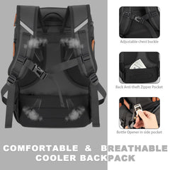 BAGPARKK side pockets and included bottle opener for quick-access convenience
