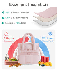 BAGSMART detalle acolchado puffer resistente y aspecto moderno