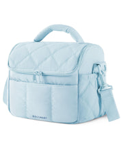 BAGSMART vista frontal azul claro mostrando diseño elegante y práctico