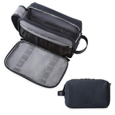 BAGSMART neceser frontal navy blue mostrando cierre y forma, fácil identificación