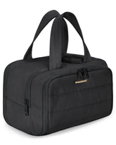 BAGSMART neceser frontal mostrando diseño puffy y capacidad elegante