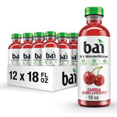 Bai Zambia Bing Cherry frente mostrando diseño y tamaño