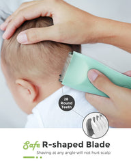 Baistom trimmer held in hand to show size and ergonomic grip benefit
