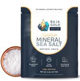Baja Gold frente del empaque mostrando 5 lb y cierre resealable, conserva frescura