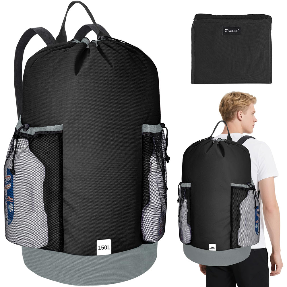 BALEINE vista frontal de la bolsa 150L mostrando su capacidad