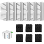 BalimoPet filtro pack frontal mostrando los 6 cartuchos para agua limpia