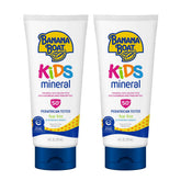 Banana Boat envase frontal mostrando SPF 50 y protección infantil