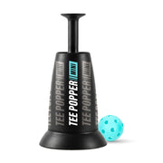 Bandit Sports Tee Popper Mini front view shows compact trainer and portability benefit