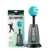 Bandit Sports tee popper vista frontal mostrando estabilidad y control
