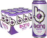 Bang Purple Haze front can showing label and vivid purple color, appealing energy boost