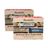 Barebells pack frontal con 24 barras mostrando variedad y conveniencia