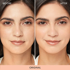 bareMinerals aplicación en zona T para matificar y suavizar poros