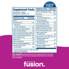 Bariatric Fusion botella abierta con tabletas para referencia de cantidad