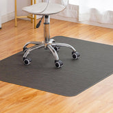 BARoyal front view of espresso mat showing size and finish, protects floors