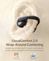 Baseus clip-on side detail highlighting stable fit for active use
