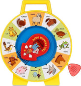 Basic Fun Fisher-Price frontal del See 'n Say mostrando animales y flecha, fácil selección