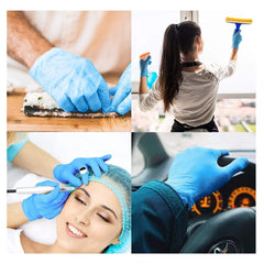 BASIC Jointown gloves worn by clinician performing exam, demonstrating confident protection