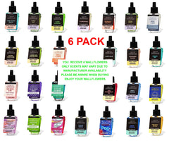 Bath & Body Works detalle de frasco Wallflower mostrando concentrado y etiqueta clara