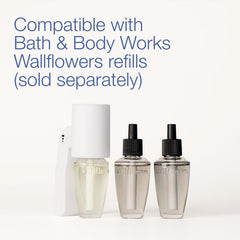 Bath & Body Works Wallflowers instalado en dormitorio, difunde aroma reconfortante