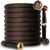 BazeSync front packaging showing 100FT hose and included nozzle for quick setup